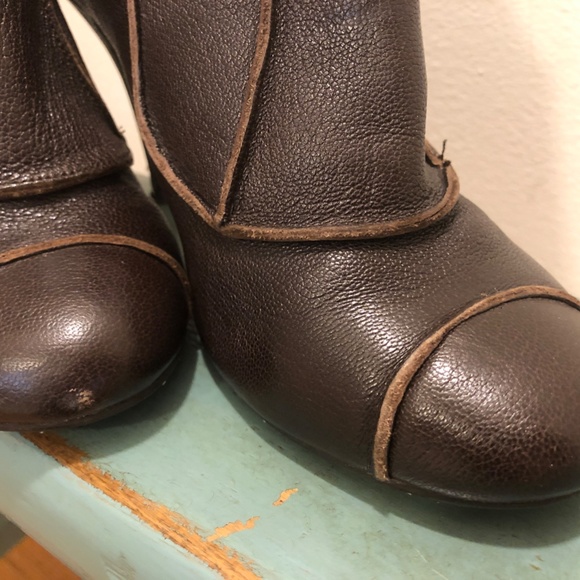 Fly London Stiletto Booties Brown EU40 US9 - 9 1/2 - Picture 10 of 10